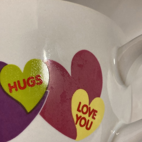 TB Toy Trading Co Oversized Heart Mug Cup Cute Sayings on Heart Decor 20oz VTG - Picture 9 of 13